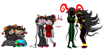  2026 ancestors aradia_megido arms_crossed blackrom blush body_modification conmaid damara_megido dancestors doctoraiama dream_ghost feferi_peixes fullres heart hemocircle her_imperious_condescension koi_fish meenah_peixes megidos peixeses redrom shipping silhouette sitting smoking spade starter_outfit text the_handmaid 