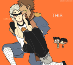  antemrd avatar_the_last_airbender carrying crossover dirk_strider heart jake_english redrom shipping 