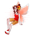  alternate_hair aradia_megido casual fashion ghostiehugs godtier sitting solo transparent wings_only 
