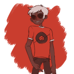   dave_strider kiba red_record_tee solo starter_outfit 