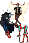  2011 alinajames ancestors artificial_limb blinded_mindfang body_modification dragon_staff eyepatch facial_hair fullres hat marquise_spinneret_mindfang neophyte_redglare starter_outfit the_summoner transparent 
