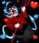  2025 candy_timeline chubstuck crocker_corruption crocker_war_fork crockercorp_business_suit fullres heart highlight_color homepic6 homestuck:_beyond_canon jane_crocker midair solo 