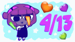  413 2026 animated chibi dancing emoji fullres heart homepic6 homestuck:_beyond_canon ly'lac meat_timeline nymphs solo starter_outfit 