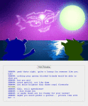 ... 2018 alternia animated back_angle definitely_not_meowrails dubcon emoticon fullres green_moon hiveswap night ocean pesterlog polypa_goezee redrom shipping silhouette sitting stars text trizza_tethis wakraya zebruh_codakk