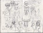  art_dump black_squiddle_dress casual cottoncandy dogtier fashion girls godtier grayscale grimdark jade_harley jane_crocker mrsnugglekins planets redrom rose_lalonde roxy_lalonde shipping sketch space_aspect starter_outfit thorns_of_oglogoth witch word_balloon 