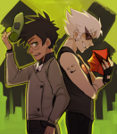 2015 back_to_back body_modification dirk_strider freckles fullres gasmask ikimaru jake_english profile pumpkin_patch redrom shipping skull_suit strong_tanktop