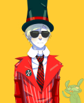  clothingswap crossover dave_strider dr_seuss hat meeladot the_lorax 
