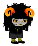 2014 alternate_hair aradia_megido au bloodswap freckles fullres jaggy_lines sleuthinglicorice solo sprite_mode
