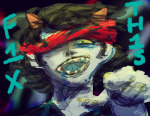  2014 blindfold blood fullres headshot lemurly panel_redraw seeing_terezi starter_outfit terezi_pyrope text 