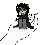  2013 asymmetricjester au fullres jaggy_lines karkat_vantas petstuck size_difference solo starter_outfit transparent troll_tail 