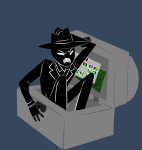  2015 agpicklefeet animated biscuits clover eggs fedora felt fin fullres hat jack_noir panel_redraw quarters sawbuck sitting spade spades_slick stitch trace war_chest 