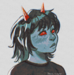 2025 fullres headshot highlight_color monochrome no_glasses onlysushicat solo terezi_pyrope 