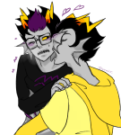  2012 ampcest amporas ancest bard cronus_ampora dancestors eridan_ampora fullres godtier heart hope_aspect licking nsfw_source q-dormir redrom shipping smoking starter_outfit sweat wonk 