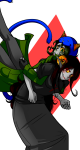  2011 aradia_megido back_to_back blush carrying cat_hat diamond fullres lion_tamer nepeta_leijon palerom pride shipping starter_outfit transparent 
