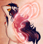  2011 aradia_megido back_angle fullres no_shirt nudity pride solo wings_only 