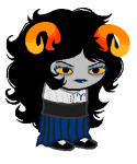 2013 aradia_megido au bloodswap fullres jaggy_lines sleuthinglicorice solo sprite_mode