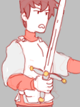  humanized karkat_vantas knight medieval problemtown request solo weapon 