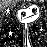   2011 cover_art fullres grayscale jaggy_lines jailbreak monochrome pumpkin solo spellbang stars the_other_guy 