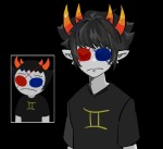 2022 blind_sollux double_eyepatch panel_redraw sollux_captor solo swampland