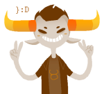  2011 blush emoticon fullres jaggy_lines madammonkey solo starter_outfit tavros_nitram 