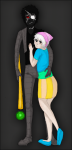  2013 arm_around_shoulder artificial_limb back_angle eyepatch fullres golden_cuestaff humanized jack_noir merunyaa ms_paint no_hat paint_it_black redrom roboslick scars shipping spades_slick starter_outfit 