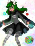  dogtier drawingcute godtier jade_harley planets solo witch 