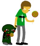  2025 age_discrepancy andrew_hussie artificial_limb author&#039;s_pet caliborn candy fullres holding_hands image_manipulation jaggy_lines sepulchritude_shirt shipping size_difference spiral_sucker sprite_mode starter_outfit transparent uundylngumbrage 