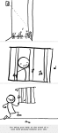  2023 animated comic dancing fullres grayscale instrument jaggy_lines jailbreak key midair monochrome music_note nictelsm text the_first_guy 