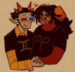  2025 2spooky aradia_megido chubstuck fashion freckles fullres glasses_added heart lolliudo redrom shipping sollux_captor 