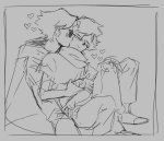  2026 blush breath_aspect dave_strider fullres godtier grayscale hammertime heart heir john_egbert kiss knight mistigri0000 monochrome redrom shipping sitting sketch time_aspect 