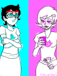  arms_crossed catw1ngs cocktail_glass jane_crocker limited_palette roxy_lalonde starter_outfit tiaratop 
