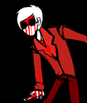  blood dave_strider limited_palette pootles red_plush_puppet_tux solo 