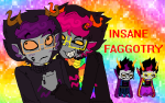  2025 bloodswap blush casual deep_purple eridan_ampora eyestrain fashion fullres gills image_manipulation lipstick_stains multiple_personas selfcest shipping shutthefuckupdipshit sprite_mode text 