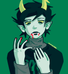  2023 blood highlight_color kanaya_maryam limited_palette maplesssoda solo starter_outfit 