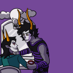 2022 blind_rage chanunedeuxtrois clothingswap facepaint fanfic_art fashion fullres gamzee_makara no_glasses profile shipping terezi_pyrope the_serendipity_gospels