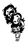 2024 aranea_serket araneadillydally body_modification chibi dancestors fullres grayscale meulin_leijon porrim_maryam starter_outfit sufferer_necklace