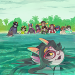  2015 alternians aradia_megido equius_zahhak eridan_ampora feferi_peixes freckles fullres gamzee_makara glasses_added hat ikimaru kanaya_maryam karkat_vantas marvel nepeta_leijon no_hat no_shirt ocean smiling_karkat sollux_captor spider-man summer swimsuit tavros_nitram terezi_pyrope thumbs_up vriska_serket zodiac_symbol 