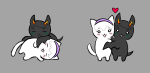  2025 anthro blush broken_source chiikawa crossover fullres heart hug jaggy_lines kanaya_maryam lying pastiche redrom rose_lalonde rosemary shipping soap382 