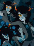  2023 artificial_limb blood dead eyepatch fluorite_octet flutterfan2007 fullres ghosts solo spiders starter_outfit sweat vriska_serket 