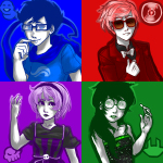  2013 3_in_the_morning_dress beta_kids breath_aspect dave_strider fullres godtier heir jade_harley john_egbert kid_symbol red_plush_puppet_tux rose_lalonde velvet_squiddleknit zoriku 