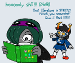  2026 aranea_serket blush book charmrom dancestors del'fi emoticon frigiddoctoratus fullres homestuck:_beyond_canon jaggy_lines meat_timeline nymphs scribble_mode starter_outfit sufferer_necklace text 