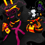  2025 ancestors body_modification championstirade corvyworvy fullres her_imperious_condescension homestuck:_beyond_canon satyrs silhouette size_difference speculative_design starter_outfit swiss_elysi thought_balloon tinnituschakra 