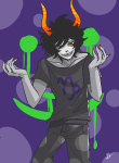 2014 :o) fullres gamzee_makara jaggy_lines lunaticjin solo sopor_slime starter_outfit