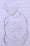  2025 blush flowers formal fullres grayscale killerk0re nanna native_source pencil sketch solo 