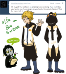 2011 back_angle dirk_strider fantroll fashion freckles fullres illustrating no_glasses sitting text word_balloon ximerika