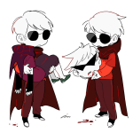  bim0ngsam0ng blood carrying dave_strider decapitation dirk_strider heart_aspect knight prince time_aspect 