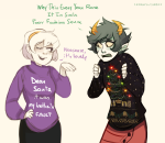  2014 casual fashion fullres holidaystuck ikimaru kanaya_maryam redrom rose_lalonde rosemary shipping text wonk 