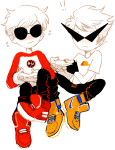 ! dave_strider deleted_source dirk_strider gaming red_baseball_tee starter_outfit yt 