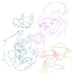 2026 aranea_serket art_dump babies beforus_ancestors blindfold bro dancestors dave_strider fullres grubs hug jaggy_lines kanaya_maryam lamplady_swansong lineart mom native_source offkilterkeys rose_lalonde serkets starter_outfit theme_coloring web