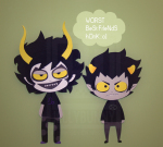 2011 crafts emoticon foohbunny fullres gamzee_makara honk karkat_vantas starter_outfit text